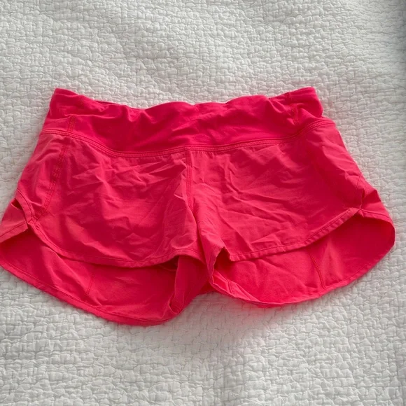 lululemon athletica Hot Pink Athletic Shorts - Picture 2 of 6